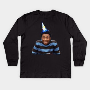 Troy Birthday from Community Kids Long Sleeve T-Shirt